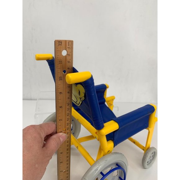 Build a Bear Yellow and Blue Wheel chair with Hear and bear logo - Picture 7 of 10